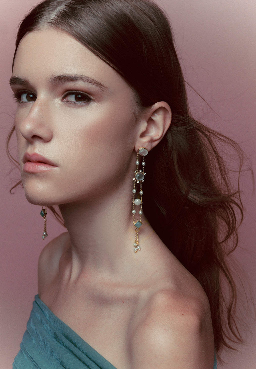 Pendientes Galatea Blancos