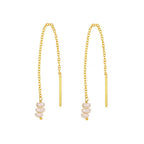 Pendientes Largos de Perlas