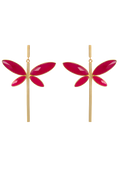 Pendientes Dafne Fucsia