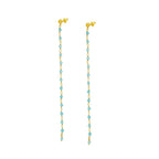 Pendientes Lily - Amazonita