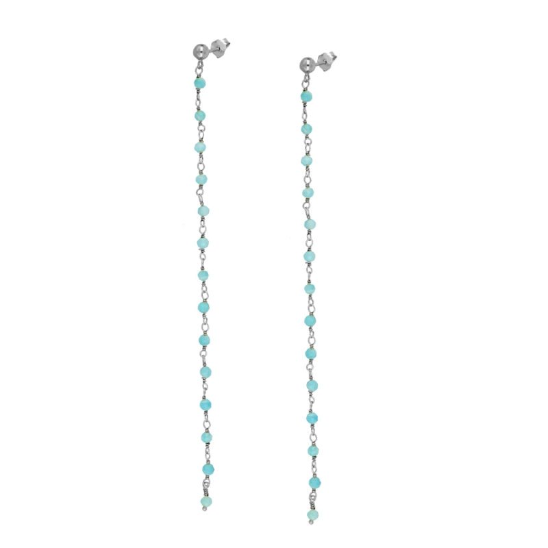 Pendientes Lily - Amazonita