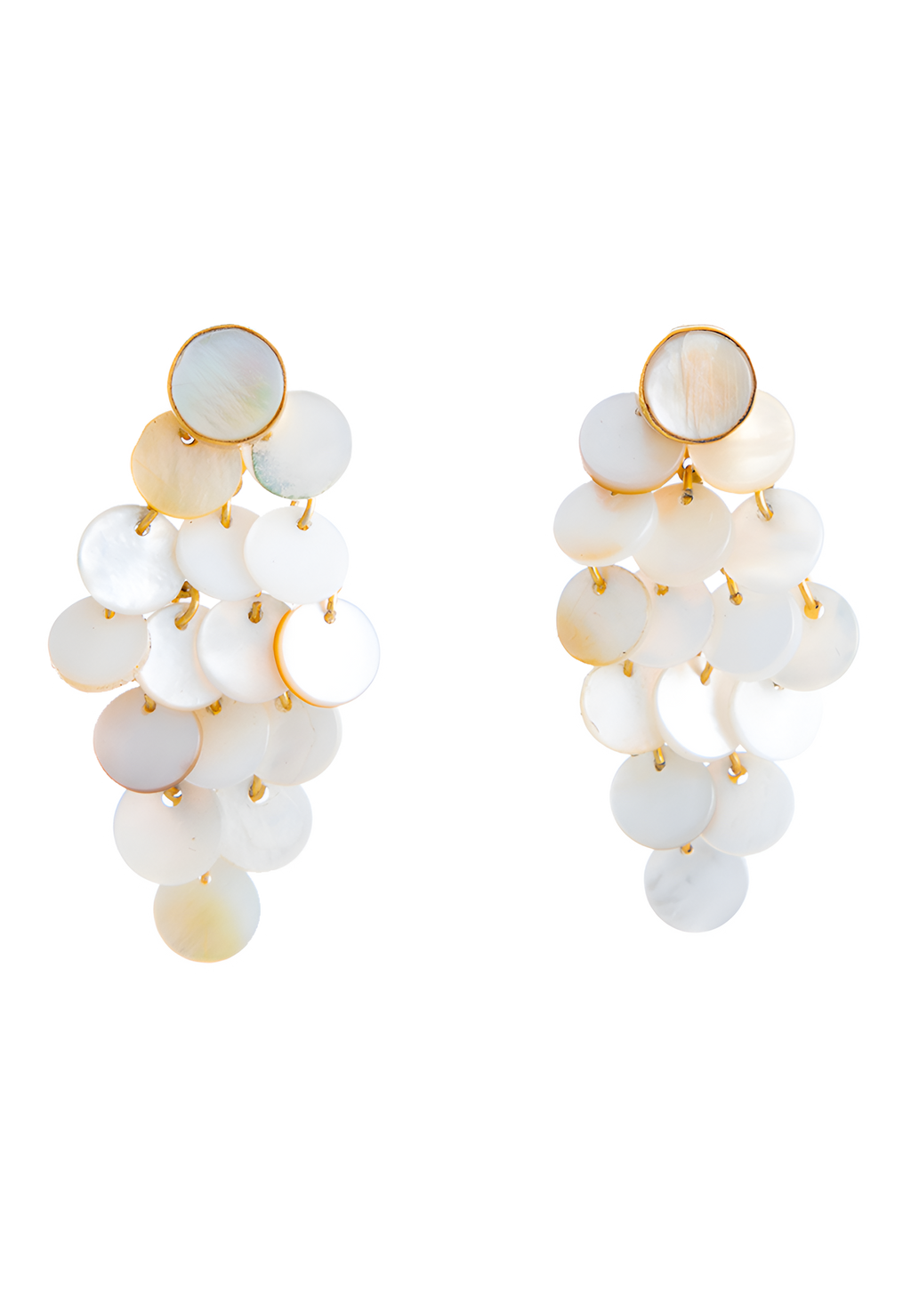 Pendientes Maldives Blanco