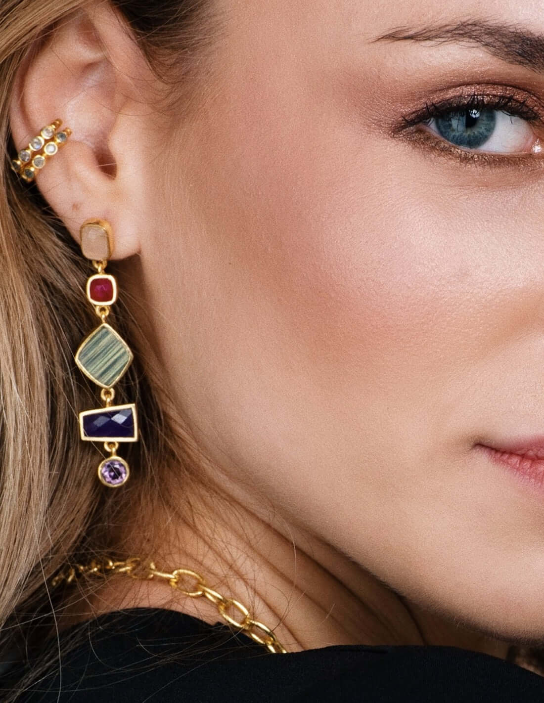 Pendientes Thelma Malva