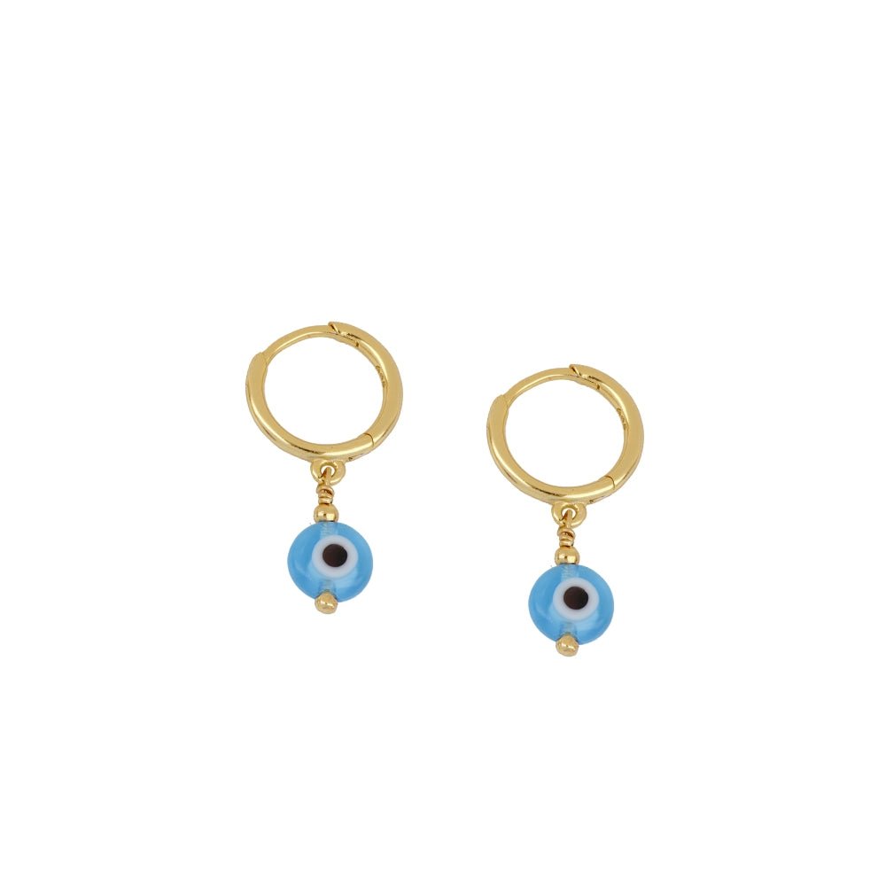 Pendientes Ojo Turco - Azul