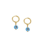 Pendientes Ojo Turco - Azul
