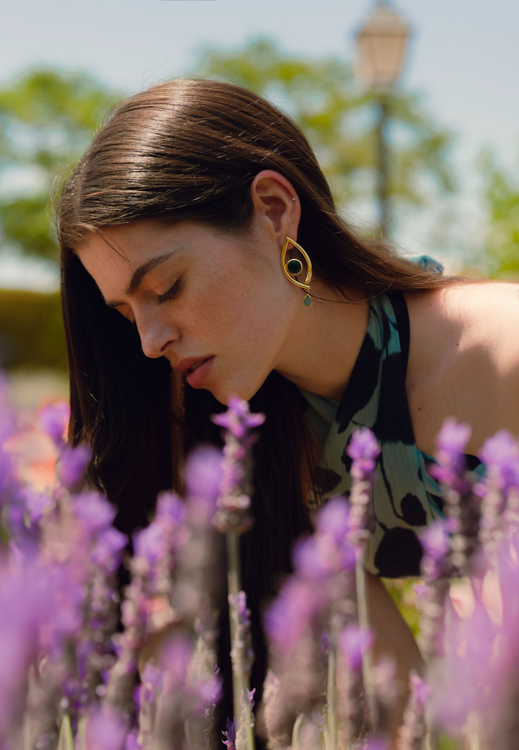 Pendientes Intuition Verde