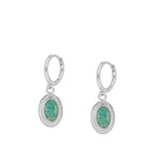 Pendientes 'Ovale' de Amazonita