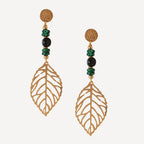 Pendientes Paris Malaquita