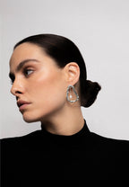 Pendientes Perlas Giselle Plata