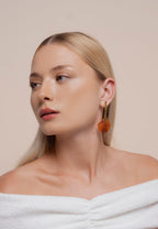 Pendientes Bindu Naranja