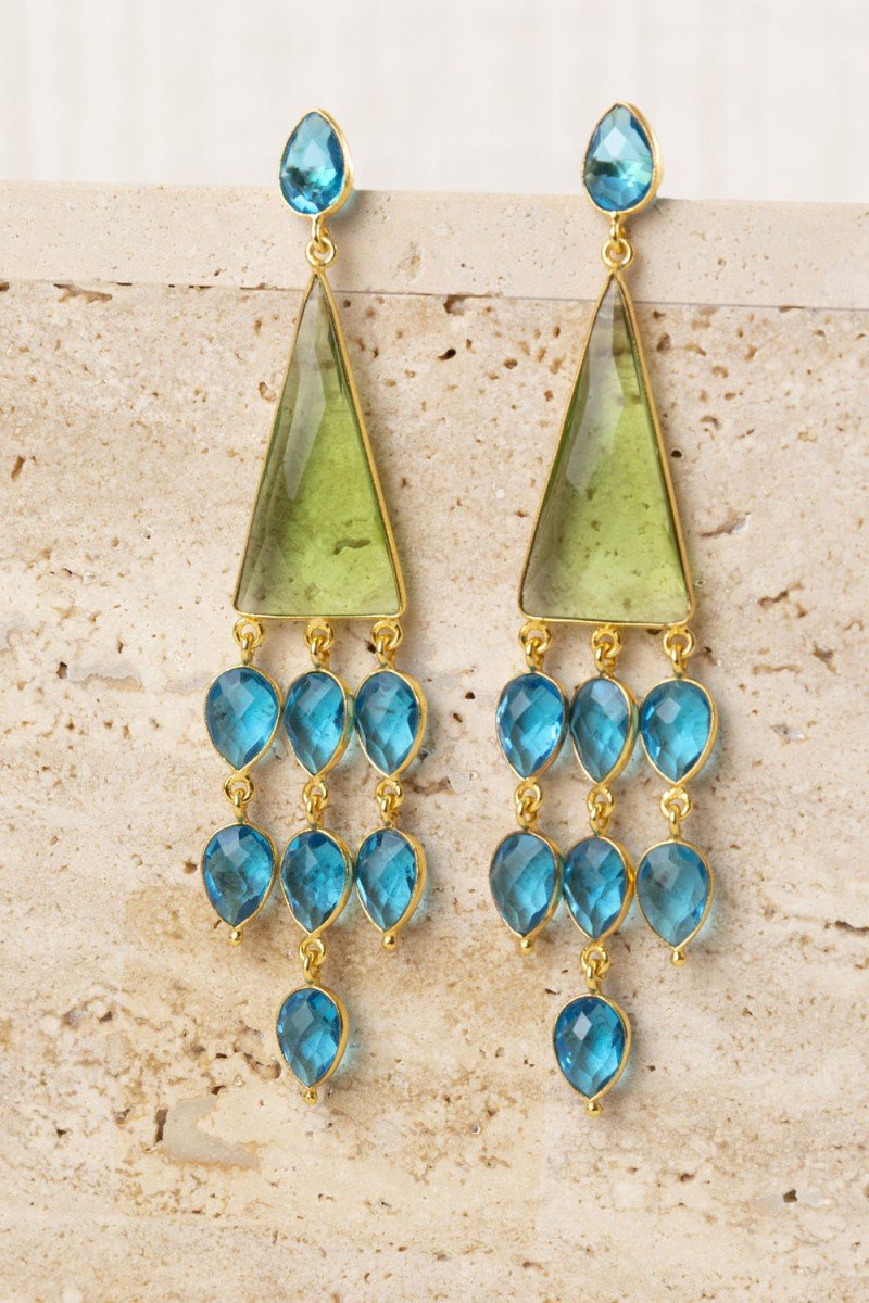 PENDIENTES PIEDRAS COLGANTES