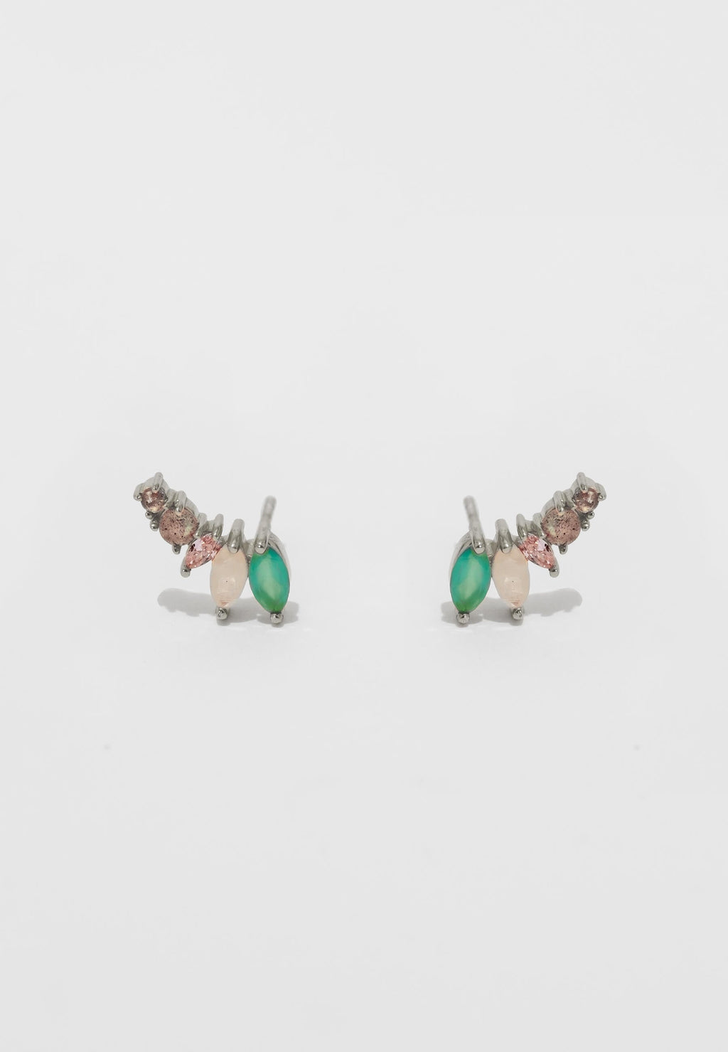 Pendientes Trepadores Plata Siva