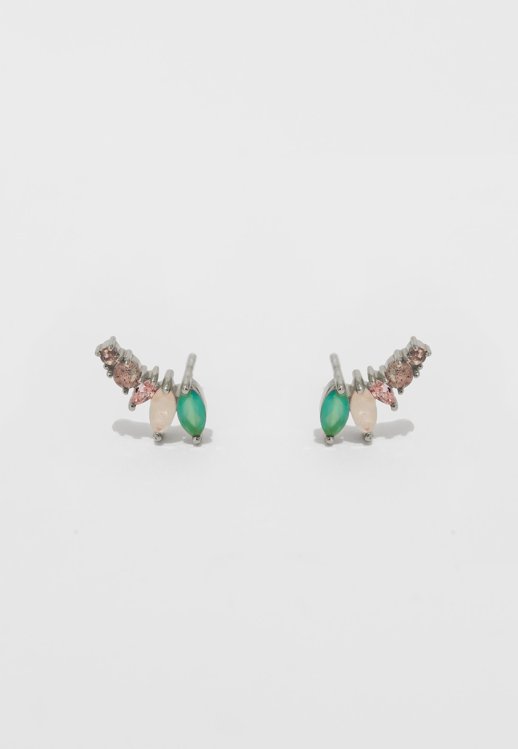 Pendientes Trepadores Plata Siva