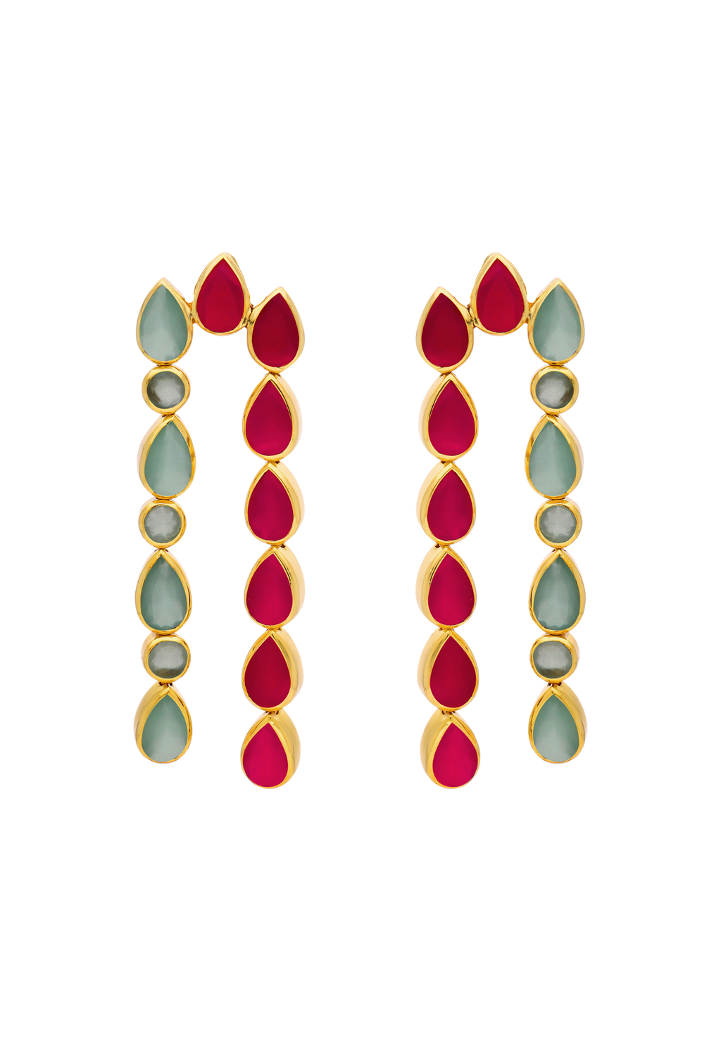 Pendientes Samsara Aguamarina
