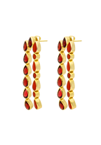 Pendientes Samsara Granate