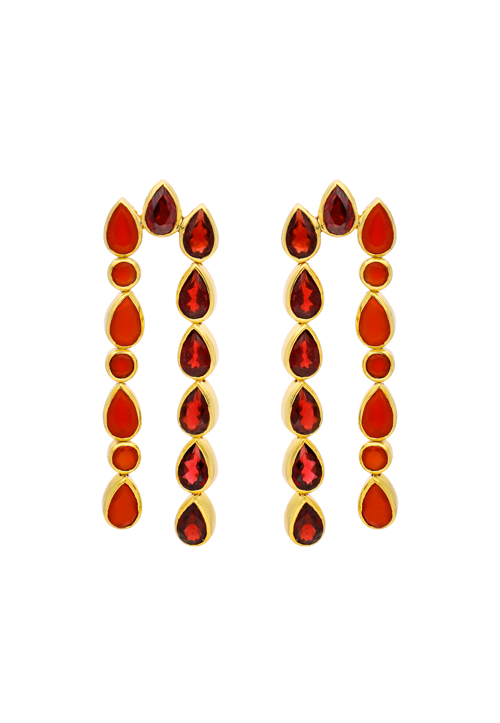 Pendientes Samsara Granate