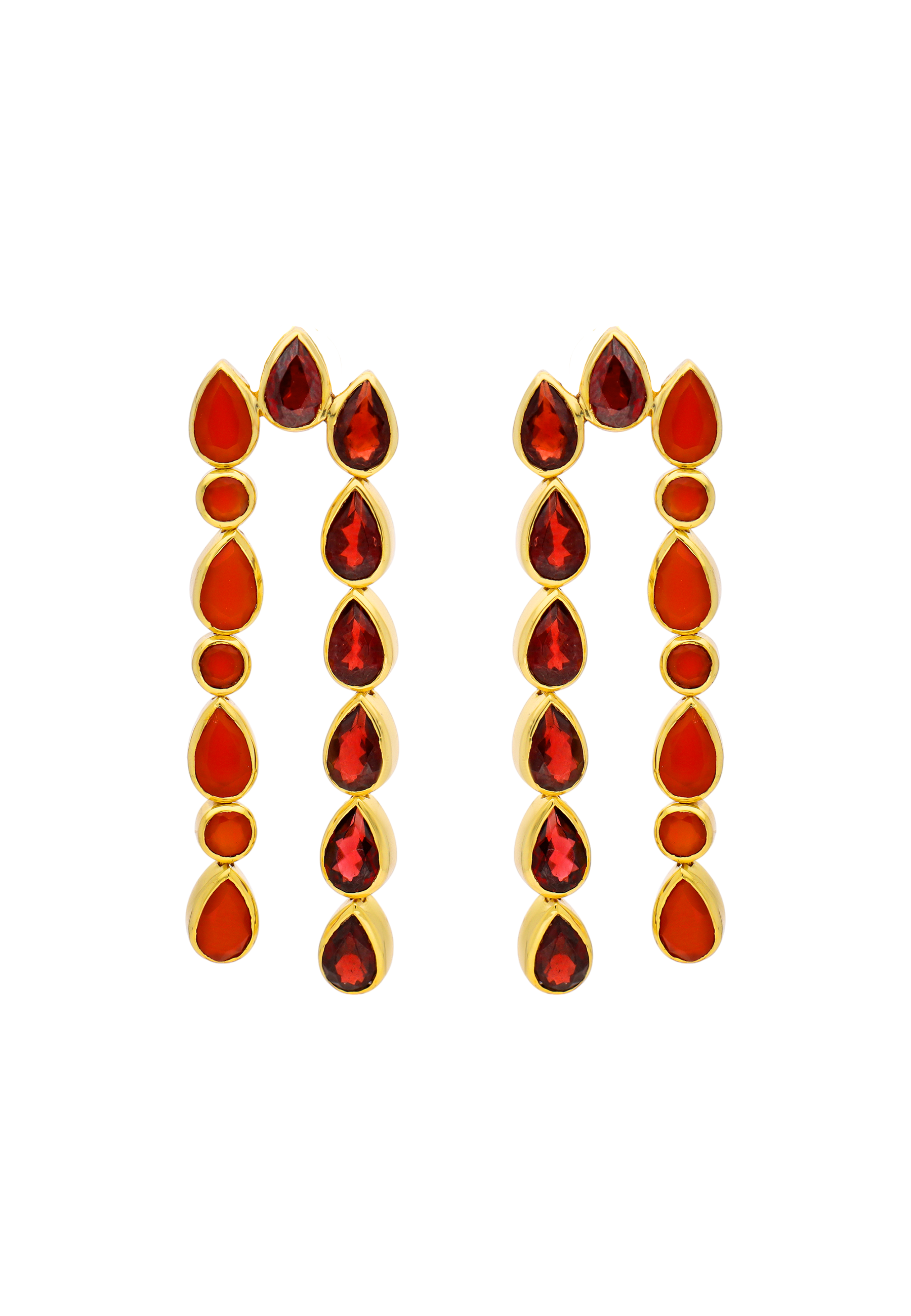 Pendientes Samsara Granate