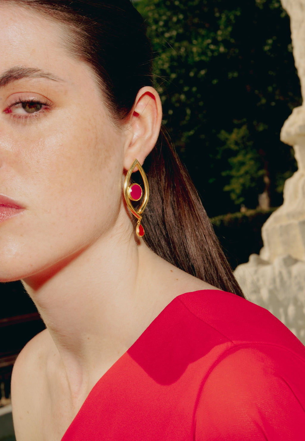 Pendientes Intuition Naranja