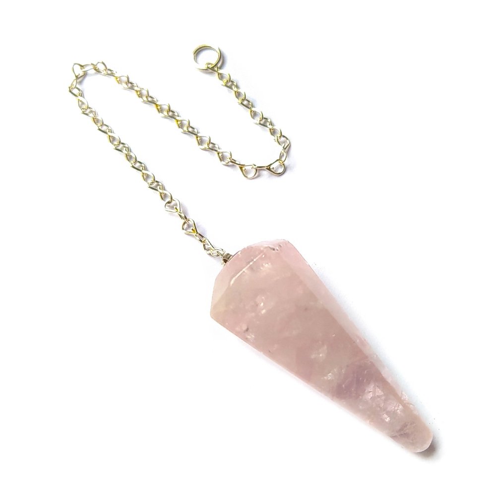 Péndulo de Cuarzo Rosa