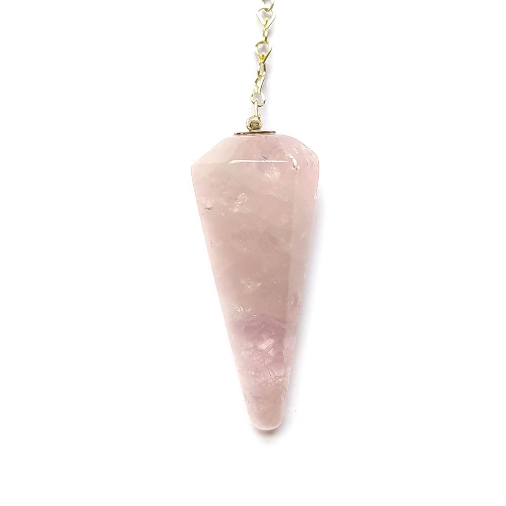 Péndulo de Cuarzo Rosa
