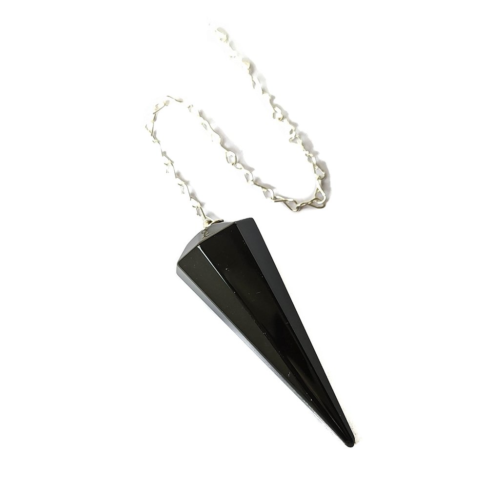 Péndulo de Obsidiana Facetado