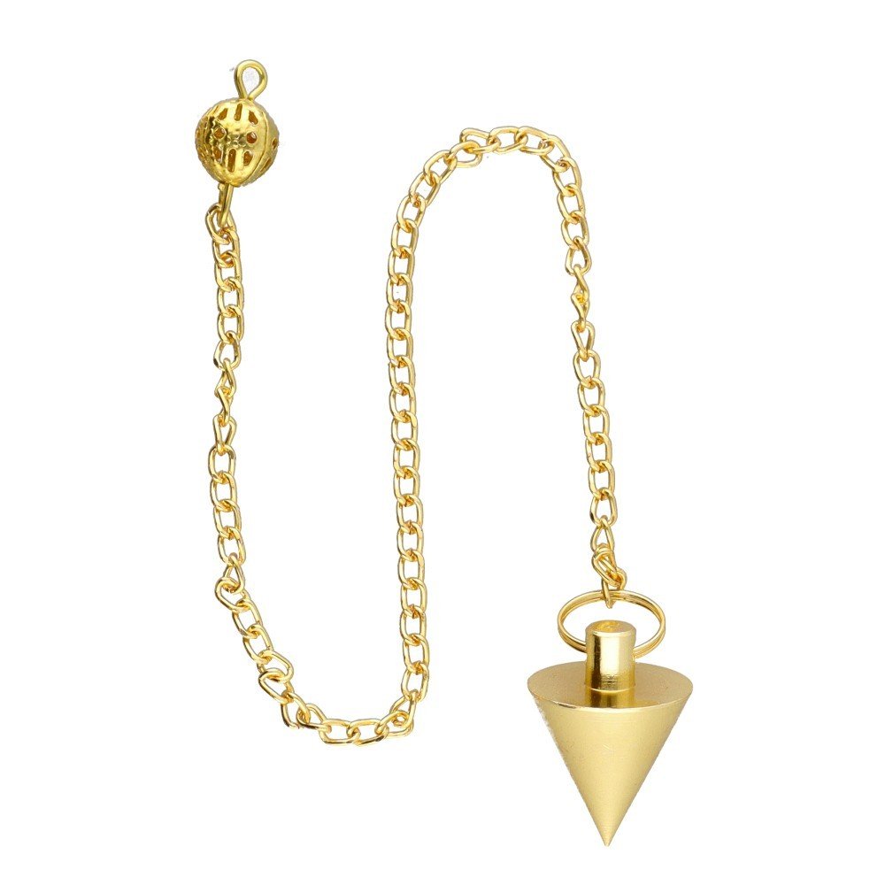 Péndulo Triangular Dorado