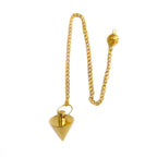 Péndulo Triangular Dorado