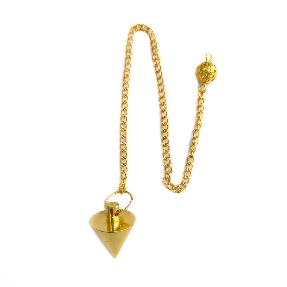 Péndulo Triangular Dorado