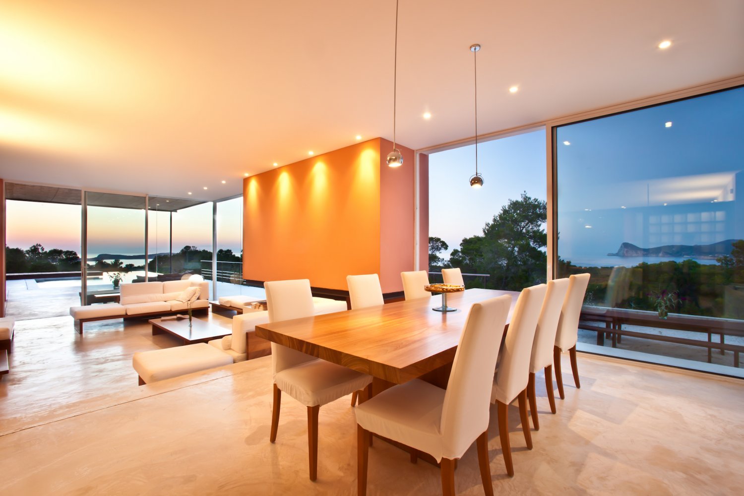 Panoramic Sea-View Hilltop Modern Ibiza Villa with Amazing Sunsets near Cala Bassa