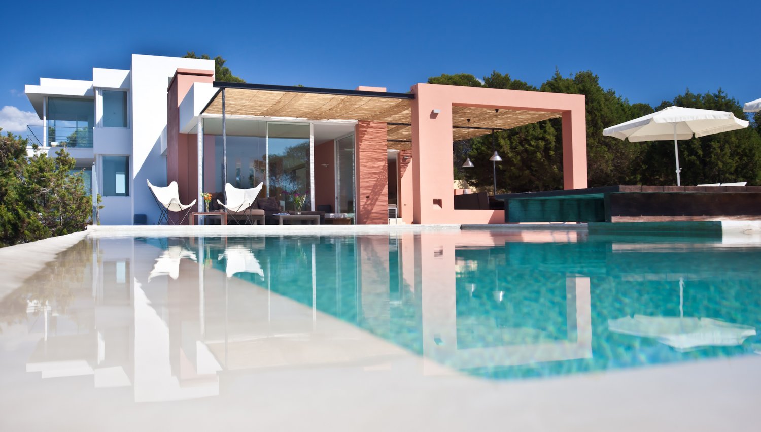 Panoramic Sea-View Hilltop Modern Ibiza Villa with Amazing Sunsets near Cala Bassa