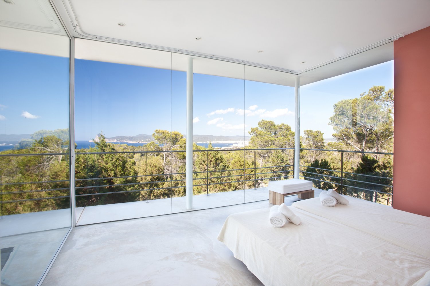 Panoramic Sea-View Hilltop Modern Ibiza Villa with Amazing Sunsets near Cala Bassa
