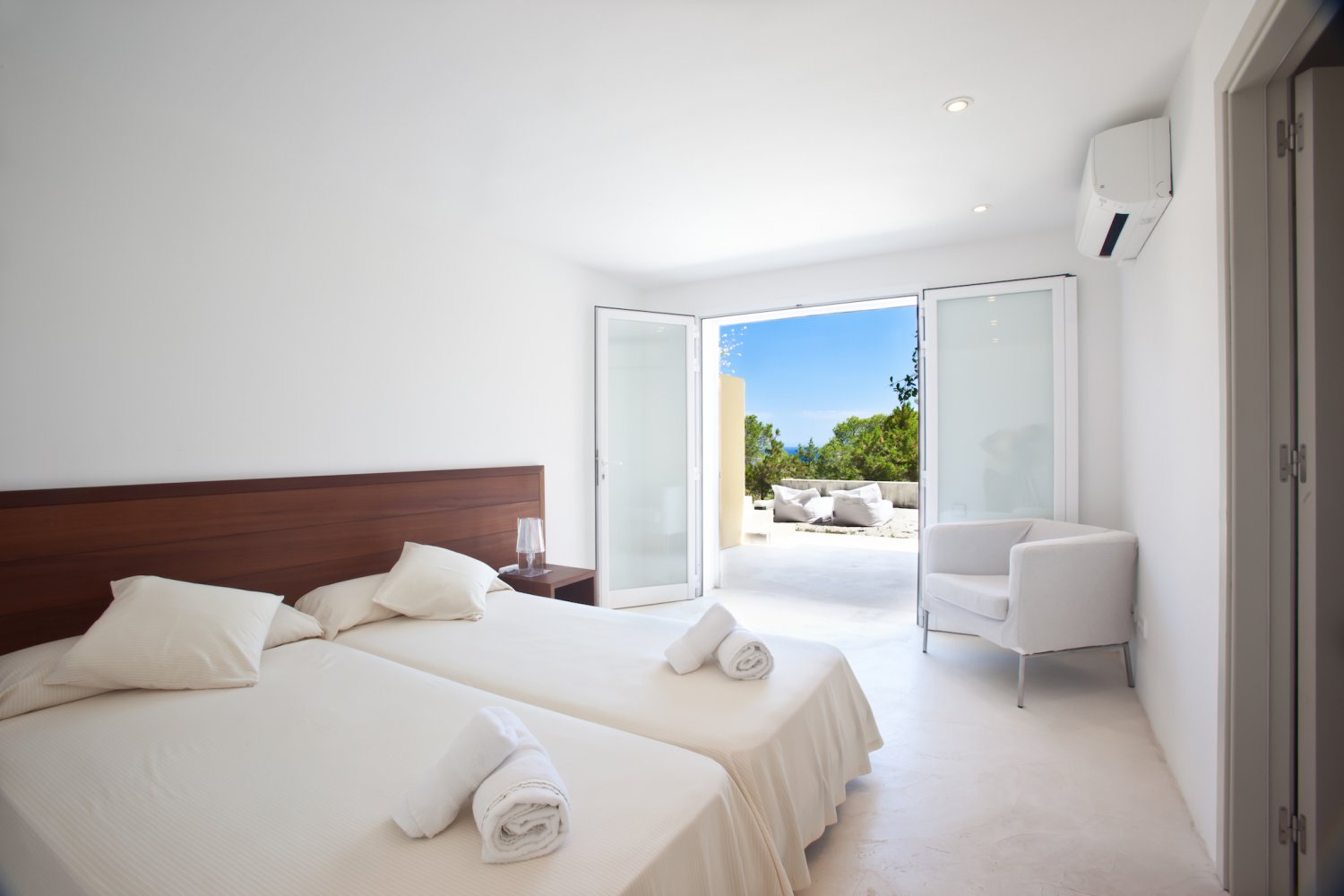 Panoramic Sea-View Hilltop Modern Ibiza Villa with Amazing Sunsets near Cala Bassa