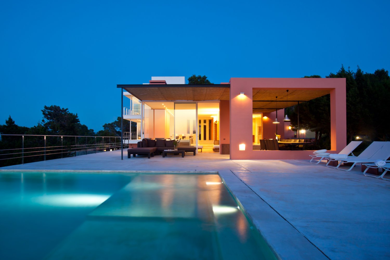 Panoramic Sea-View Hilltop Modern Ibiza Villa with Amazing Sunsets near Cala Bassa