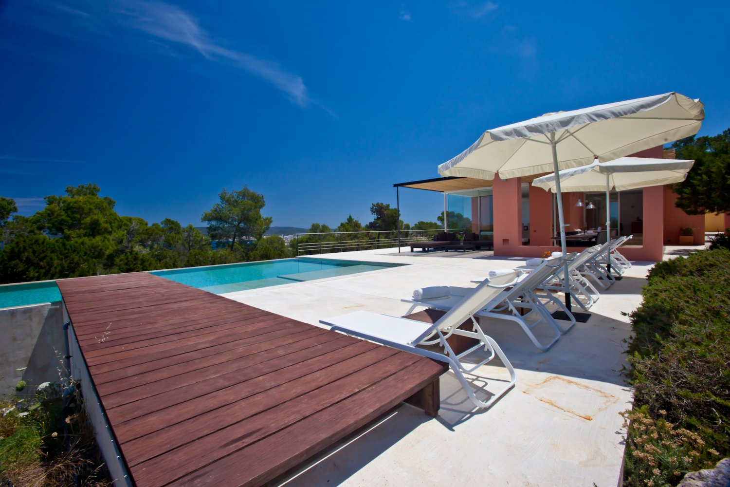 Panoramic Sea-View Hilltop Modern Ibiza Villa with Amazing Sunsets near Cala Bassa