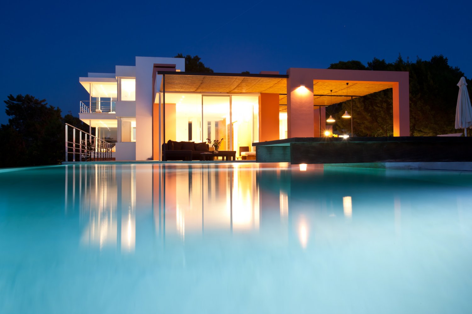 Panoramic Sea-View Hilltop Modern Ibiza Villa with Amazing Sunsets near Cala Bassa