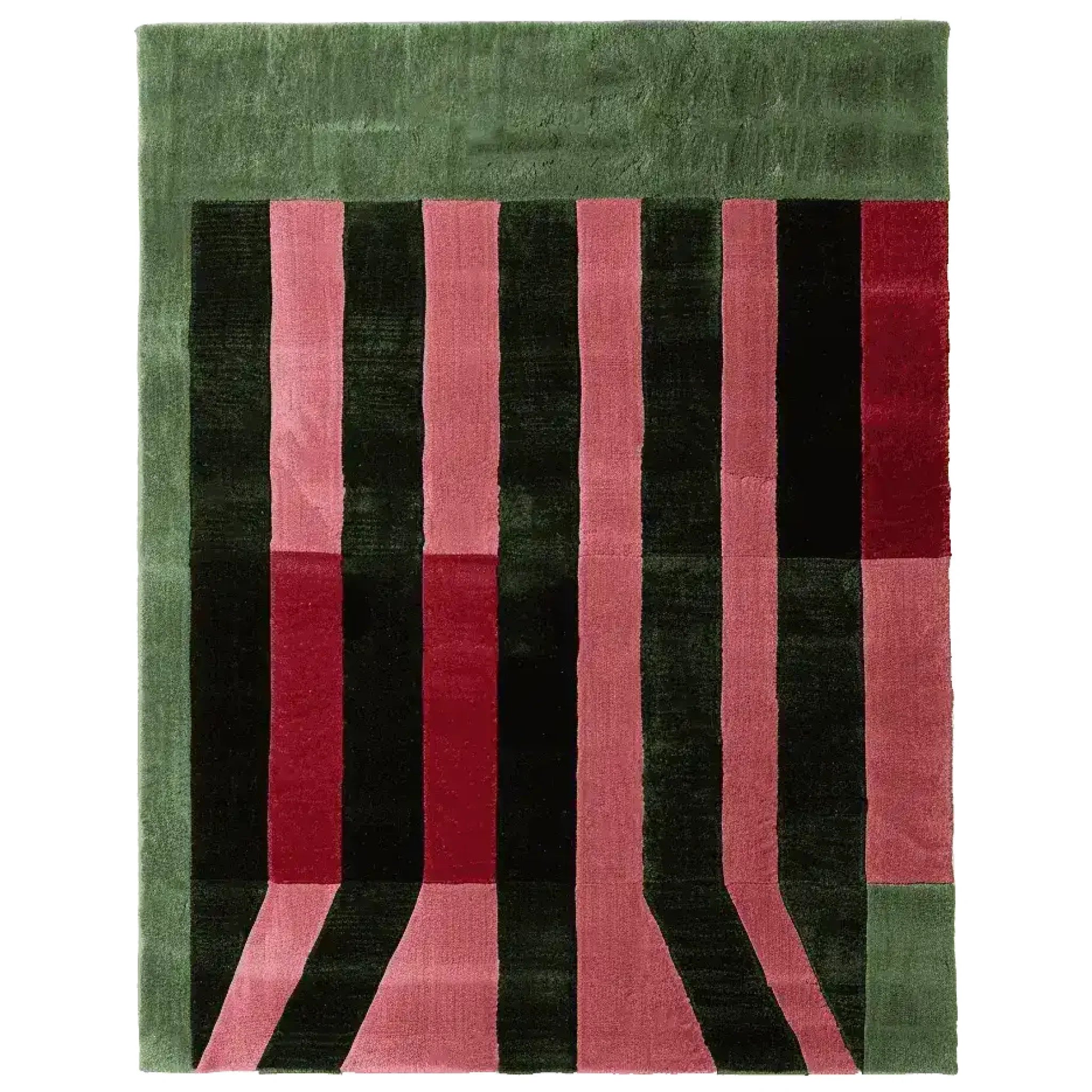Perspective Line Fall Hand Tufted Rug