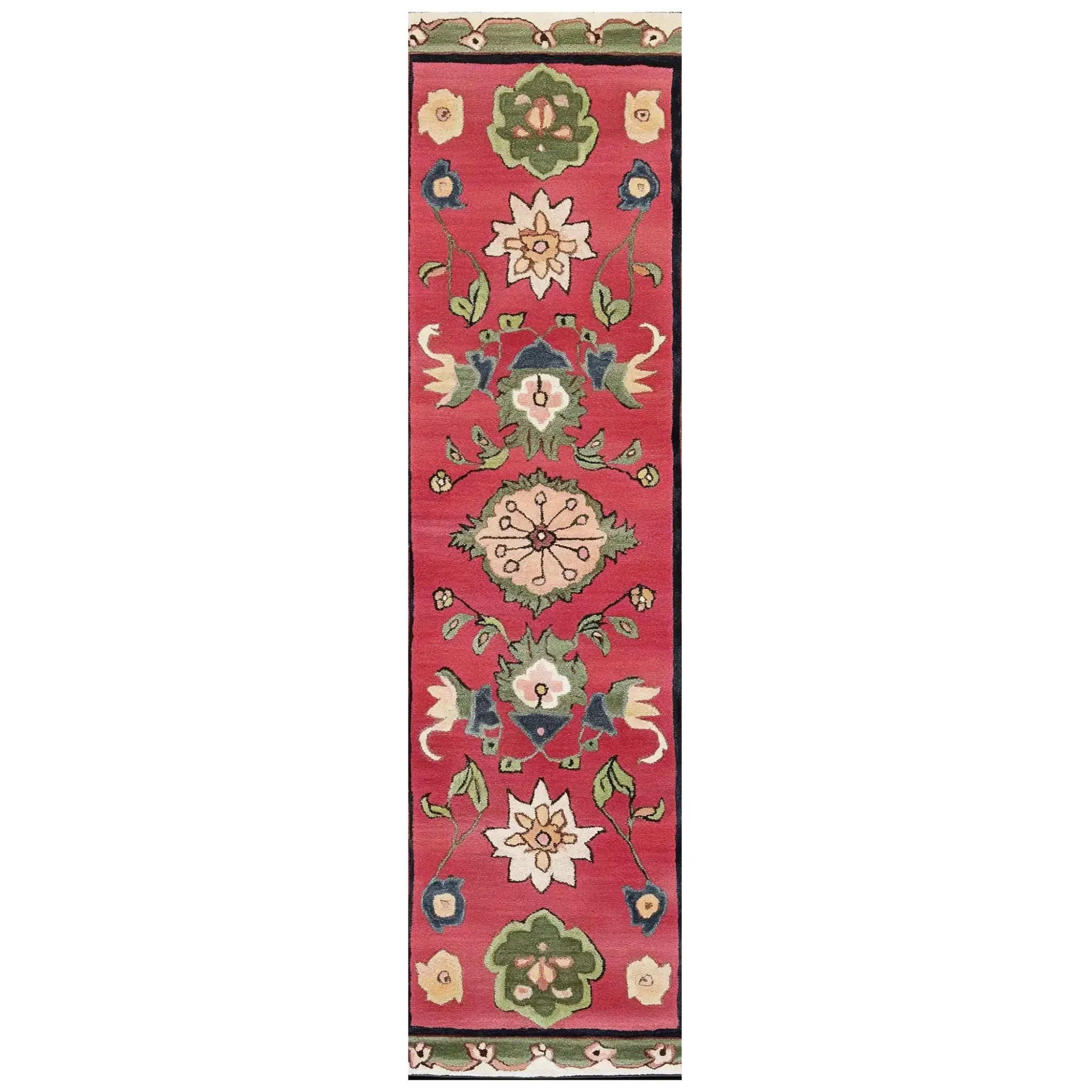 Petal Harmony Hand Tufted Wool Runner Rug