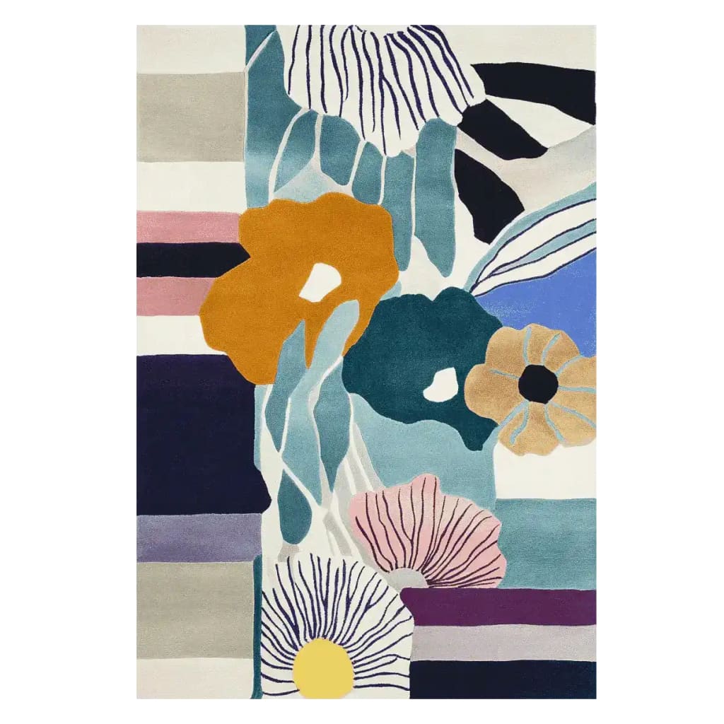 Petal Poem Bloom Hand Tufted Rug