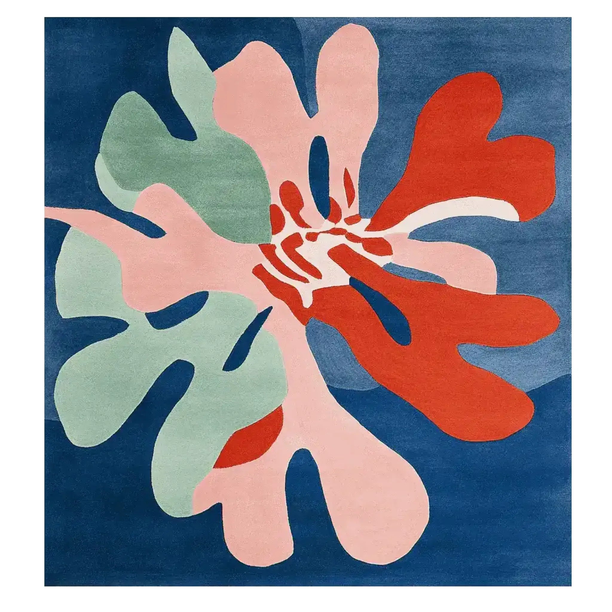 Petal Pulse Pop Hand Tufted Rug