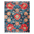 Petals of Flame Hand Tufted Rug