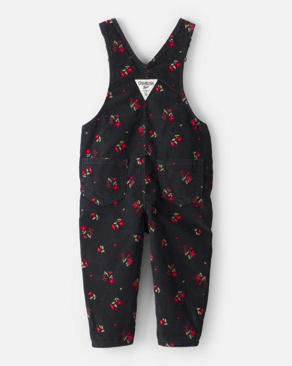 Peto de pana con estampado floral