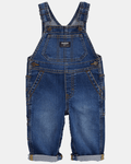 Peto denim clásico lavado oscuro