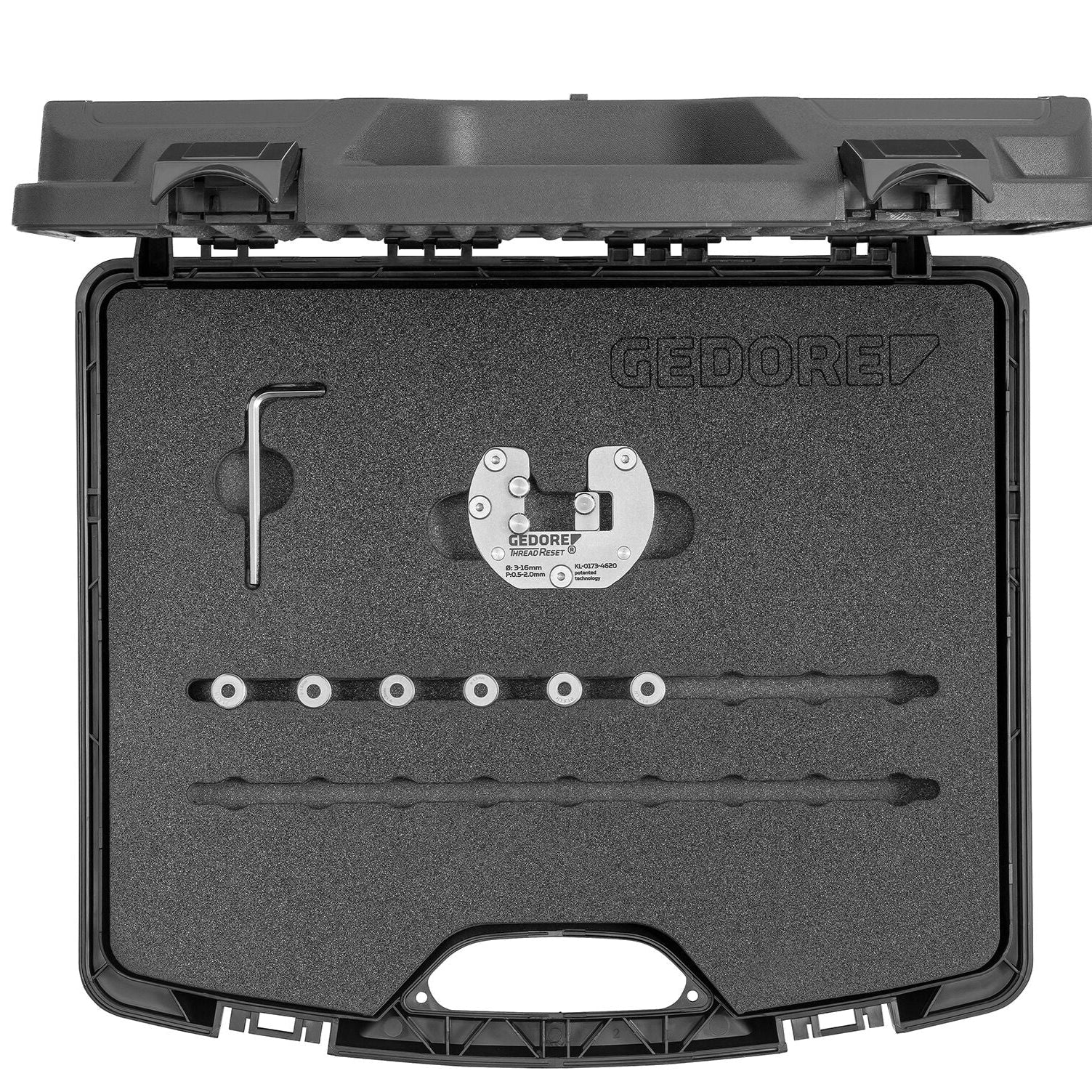 KL-0173-4620 K - Juego restaurador de roscas M3-M16