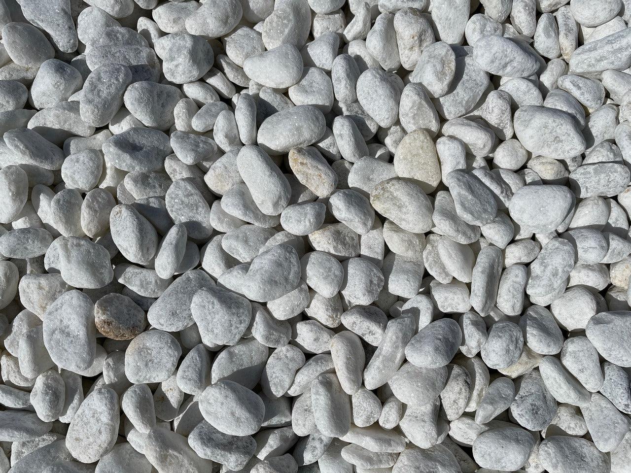 Canto rodado Blanco Macael