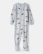 Pijama algodón con diseño azul