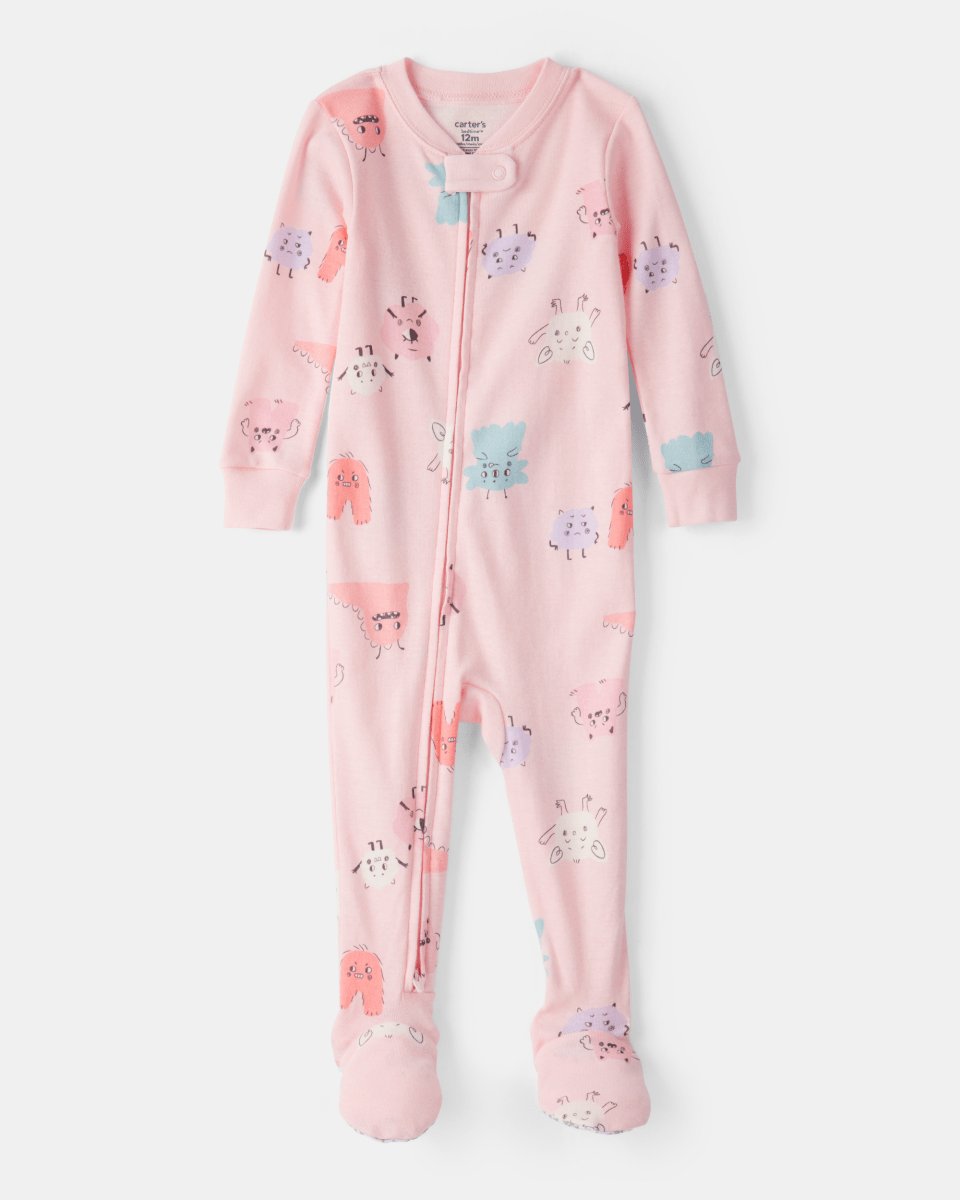 Pijama algodón con diseño monstruos