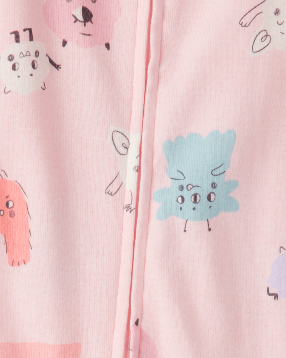 Pijama algodón con diseño monstruos