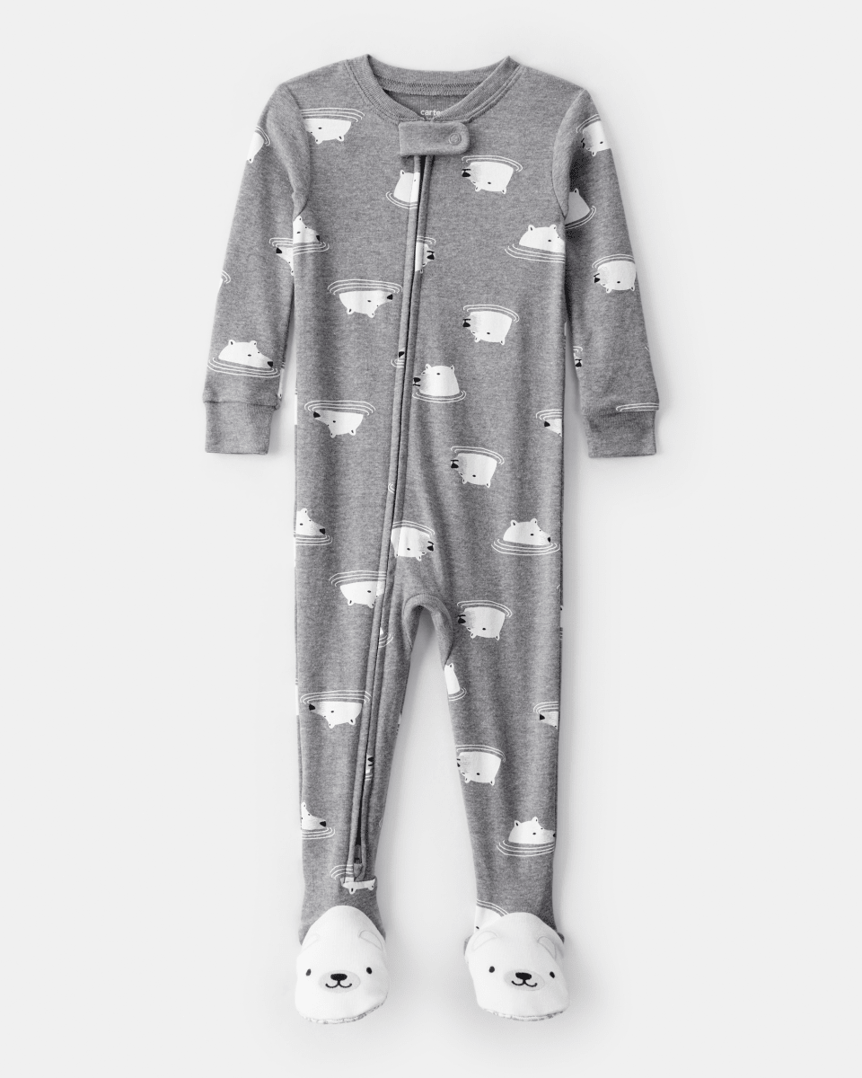 Pijama algodón con diseño oso polar