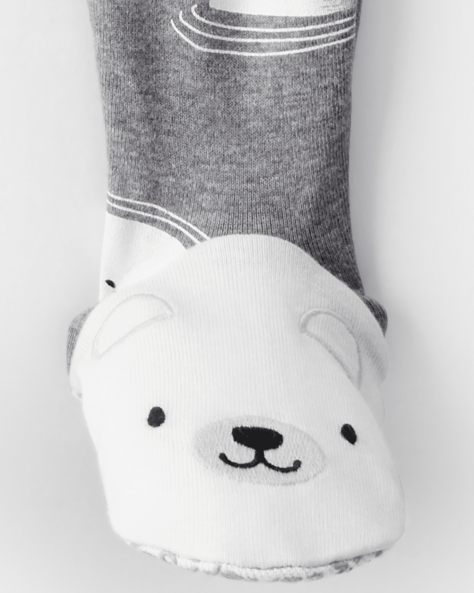 Pijama algodón con diseño oso polar