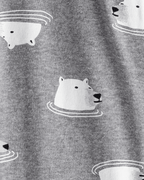 Pijama algodón con diseño oso polar